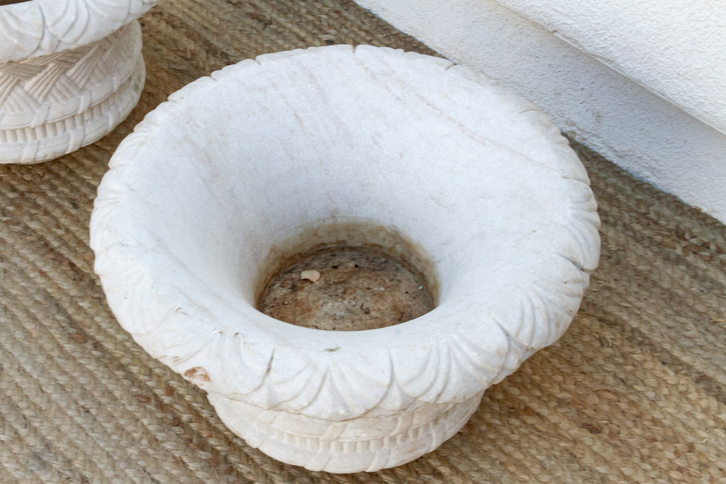 Set of Two French Marble Jardinieres (Trade)