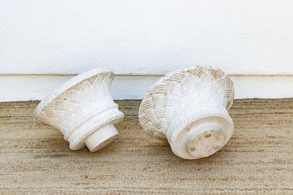 Set of Two French Marble Jardinieres (Trade)