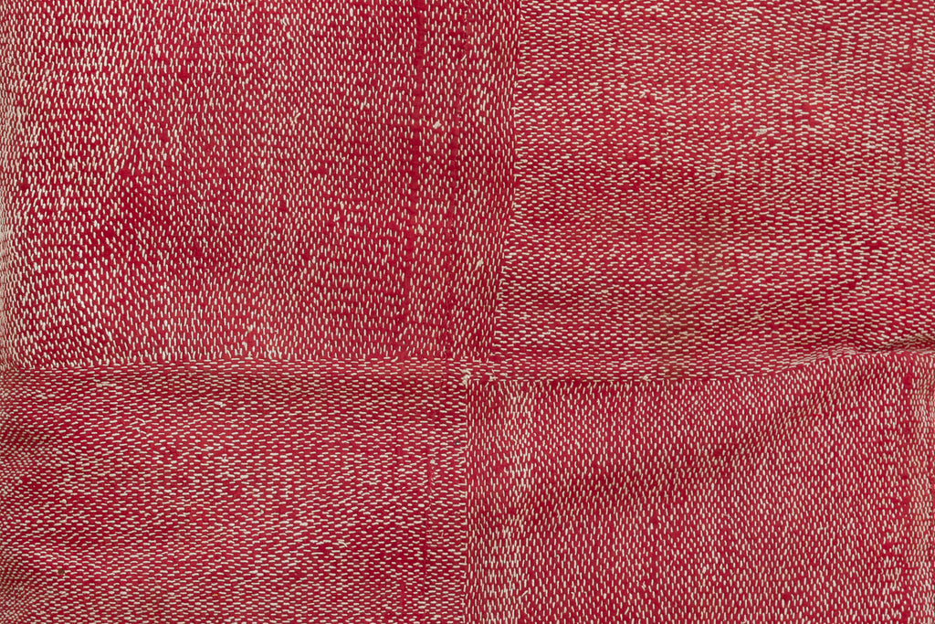 Antique Crimson Red Saami Floor Cushion