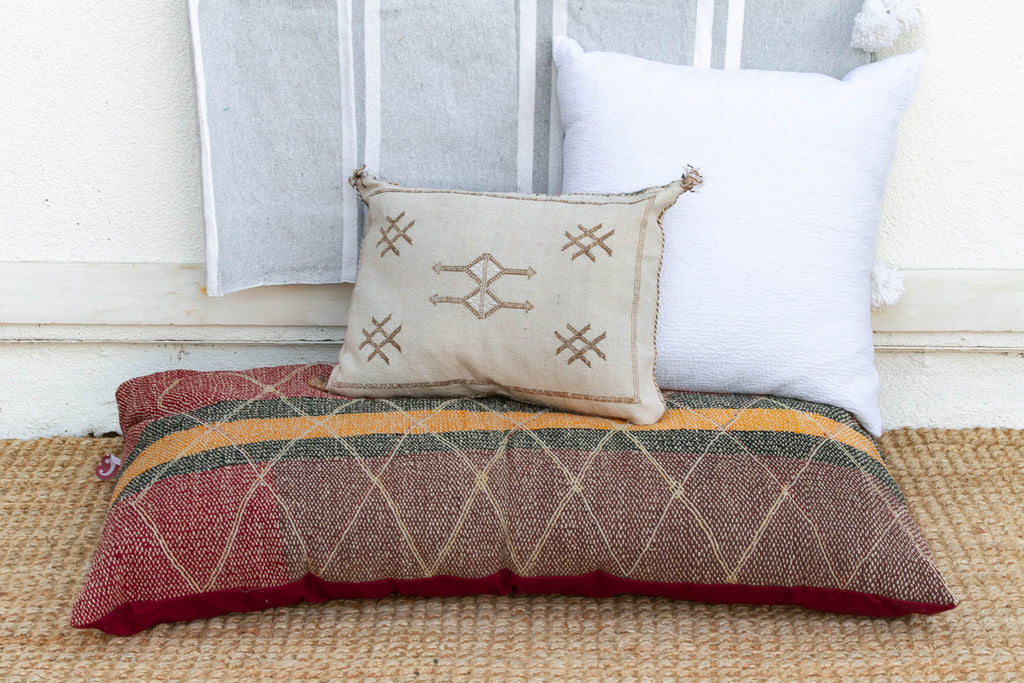 Antique Earthy Stripe Saami Floor Lounger