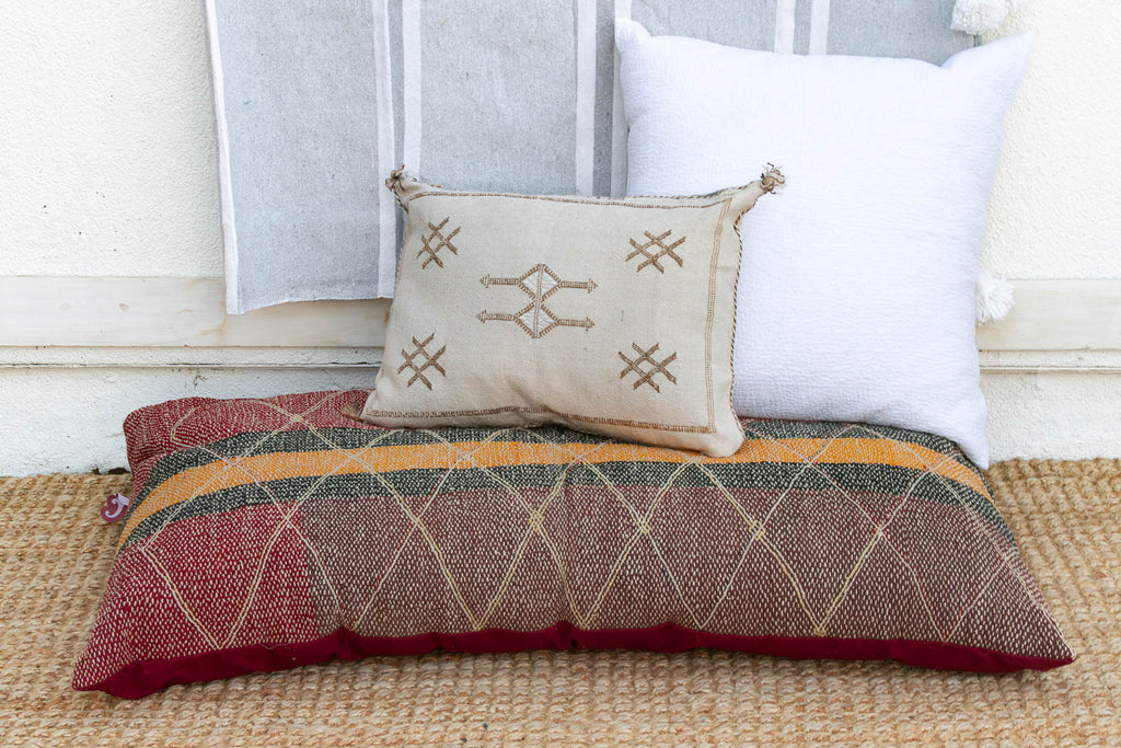 Antique Earthy Stripe Saami Floor Lounger