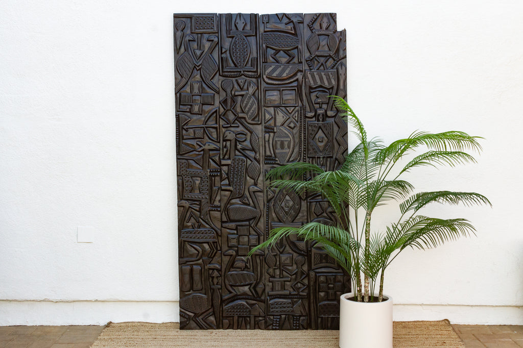 Very Tall Mid 20th Century African Nupe Door