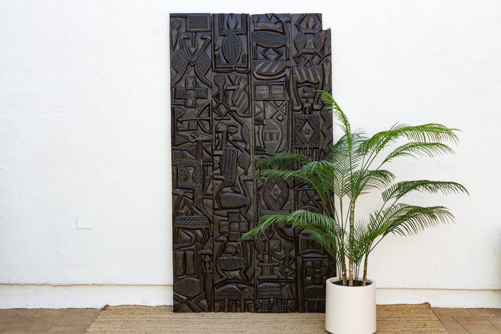 Very Tall Mid 20th Century African Nupe Door