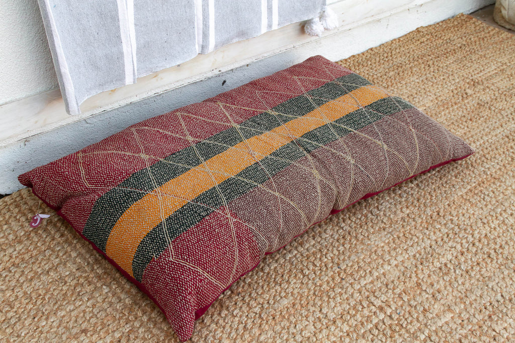 Antique Earthy Stripe Saami Floor Lounger