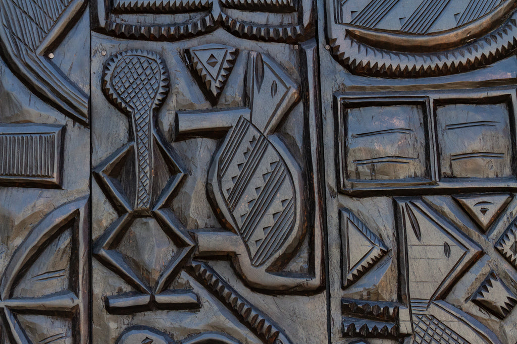 Very Tall Mid 20th Century African Nupe Door