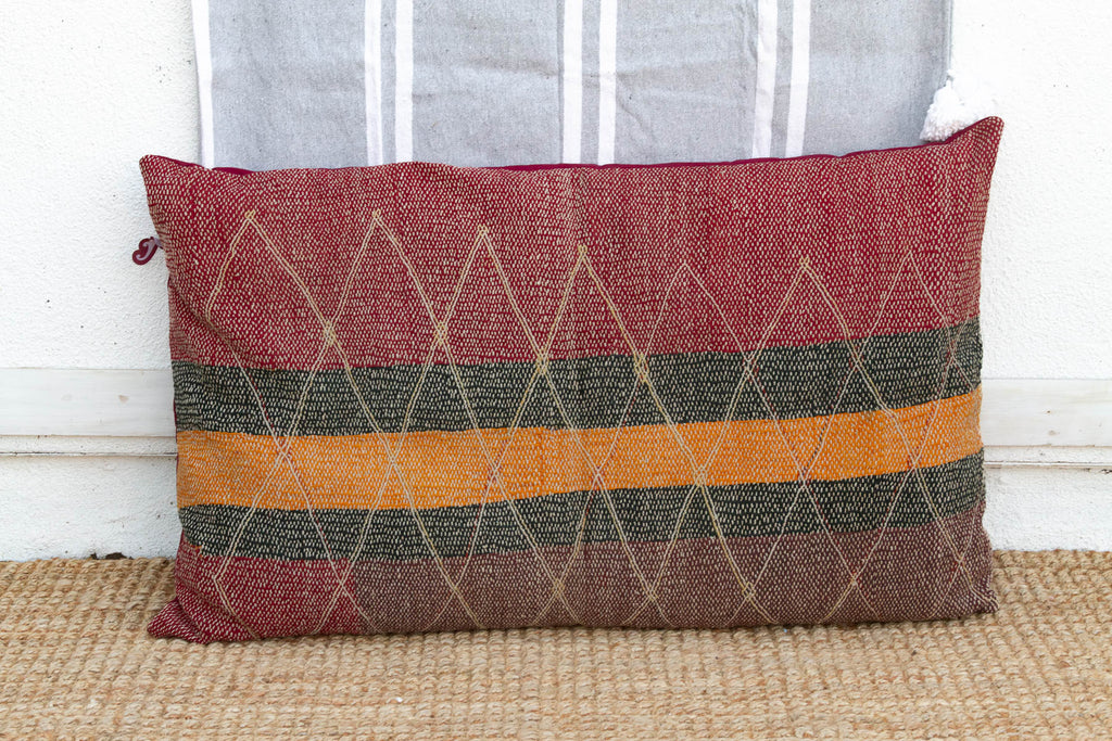 Antique Earthy Stripe Saami Floor Lounger