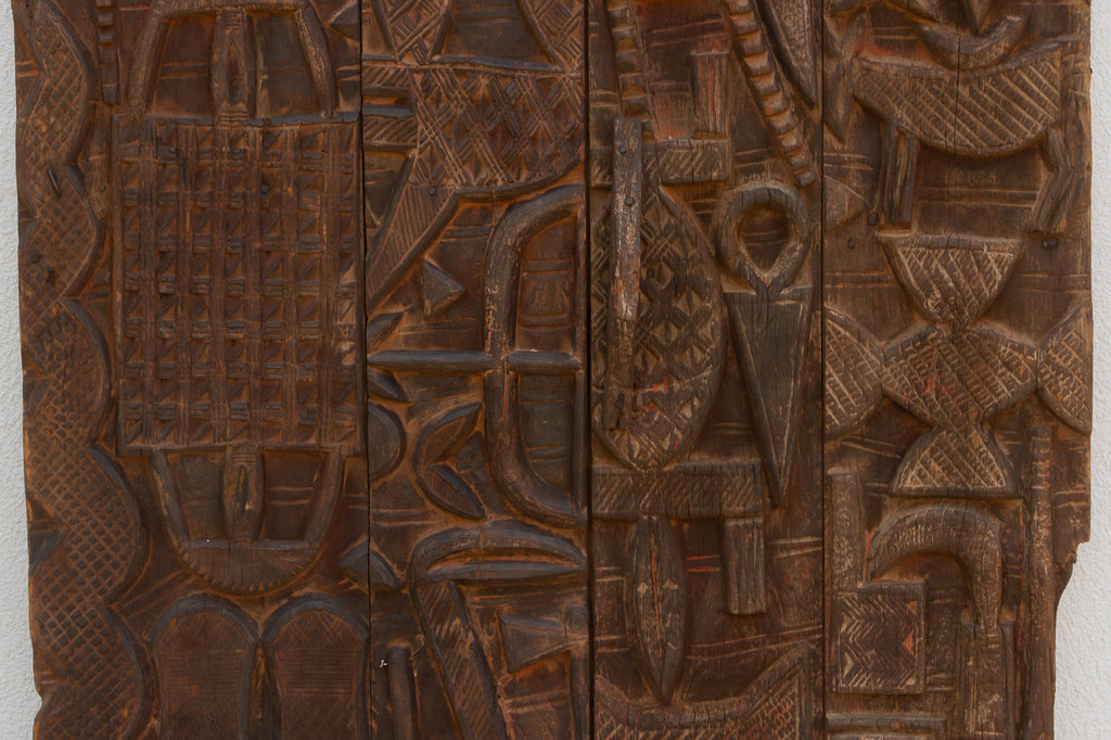 Authentic Niger River Nupe Carved Door