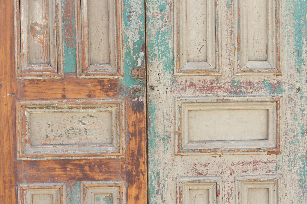 Original Spanish Colonial Painted Doors