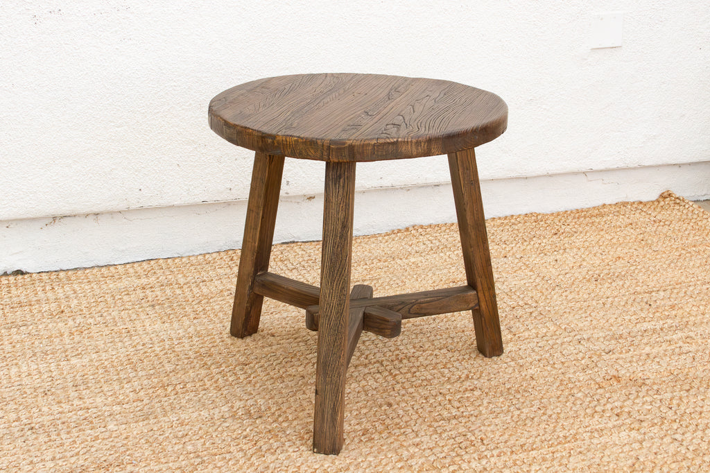Rustic Brown Artisanal Round Table (Trade)