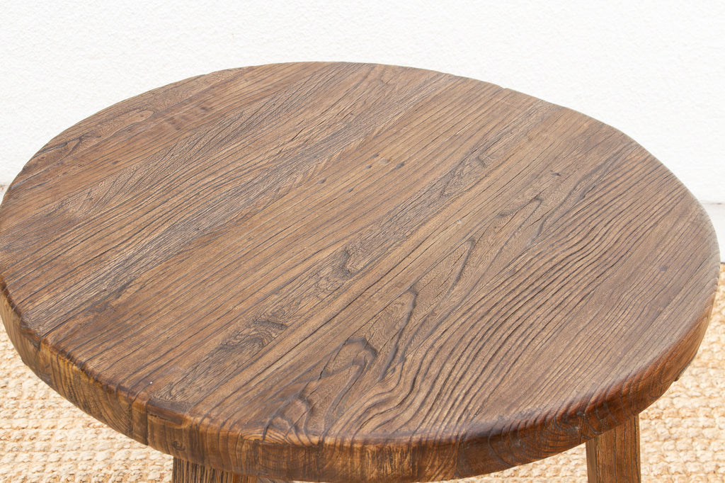 Rustic Brown Artisanal Round Table (Trade)