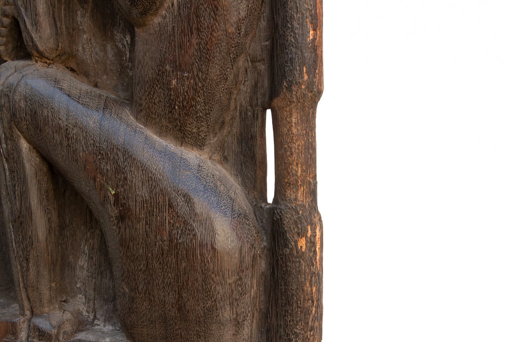 Rare Double Sided Carved Cosmic African Door (Trade)