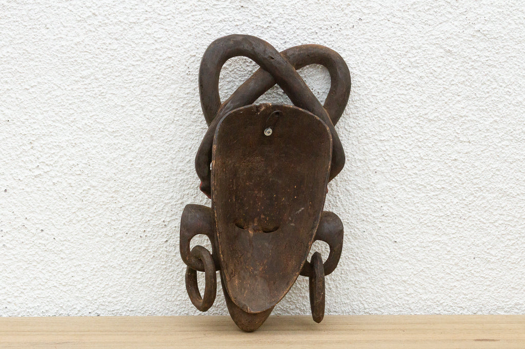 Vintage African Serpent Forest Mask (Trade)