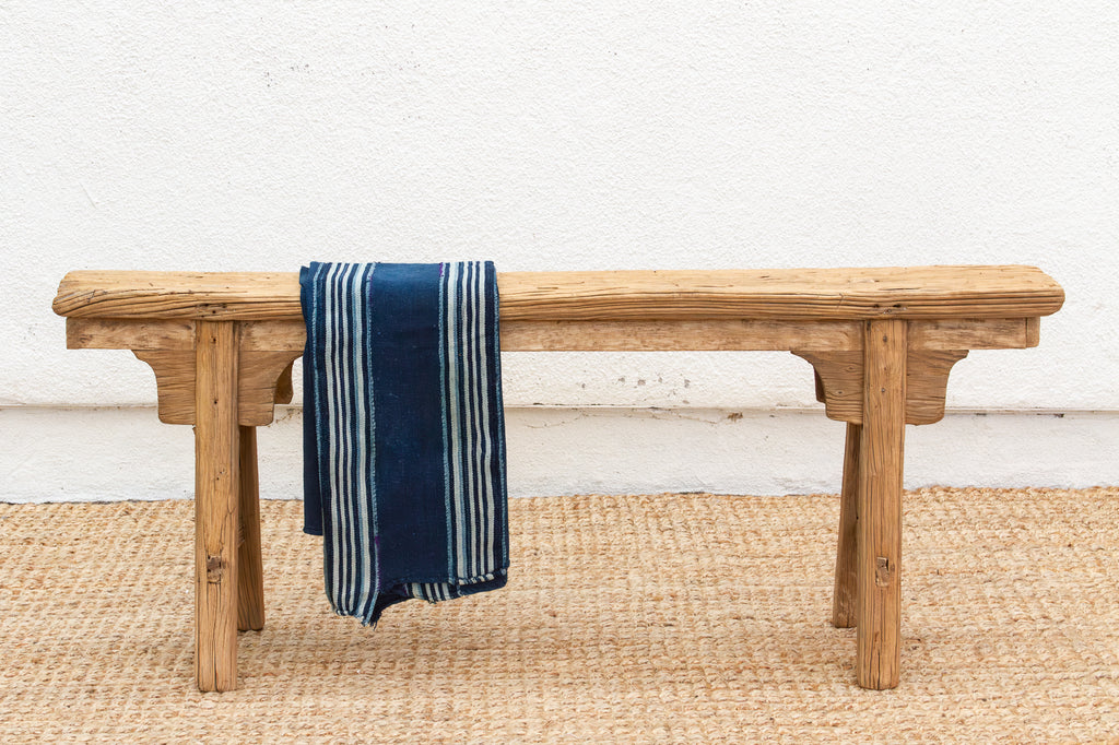 Slim Antique Farmhouse Bench (Trade)