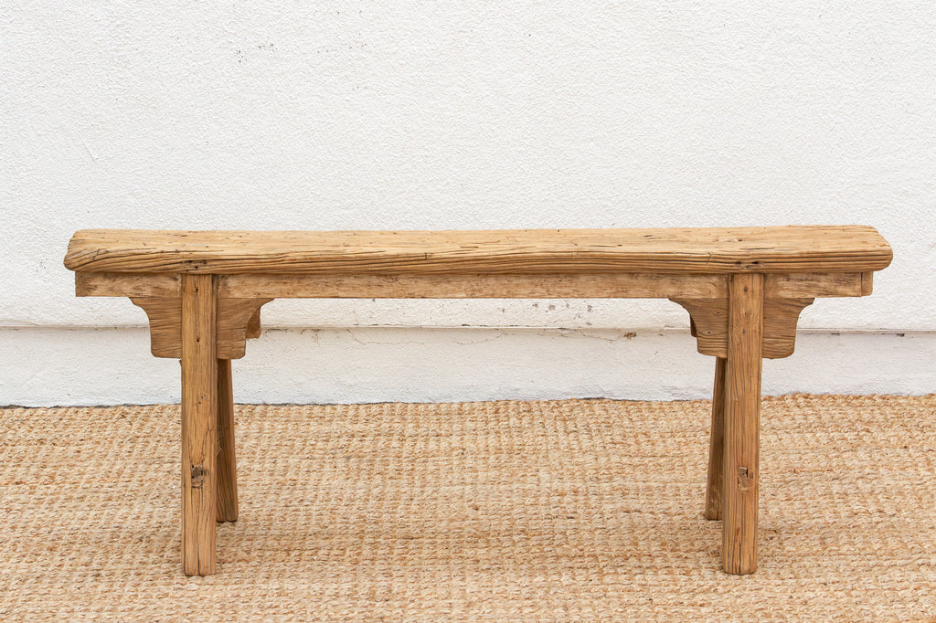 Slim Antique Farmhouse Bench (Trade)