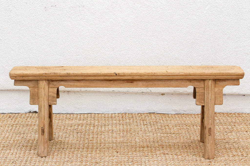 Old Timeworn Wooden Slim Bench (Trade)
