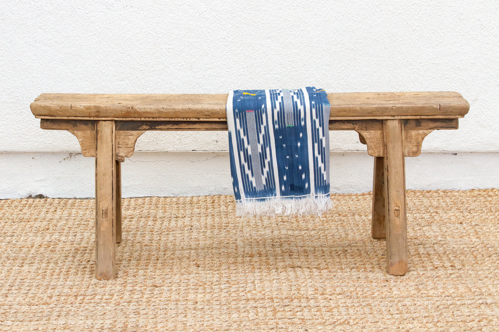 Antique Wooden Bench with 