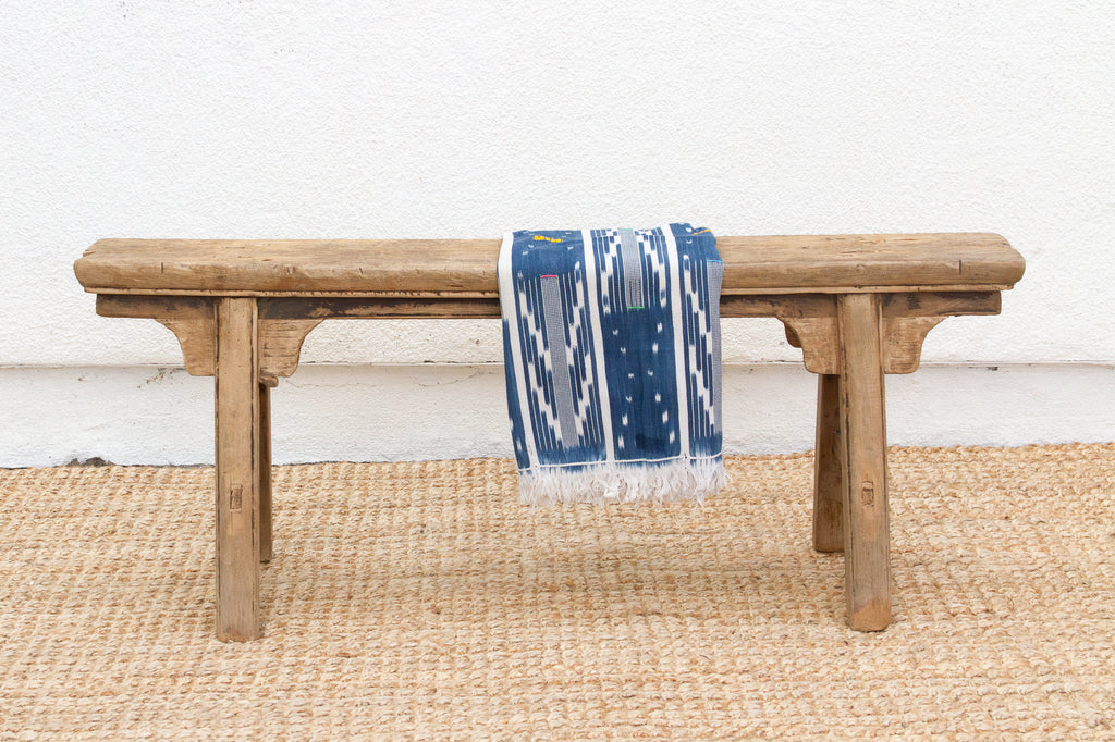 Antique Wooden Bench with 