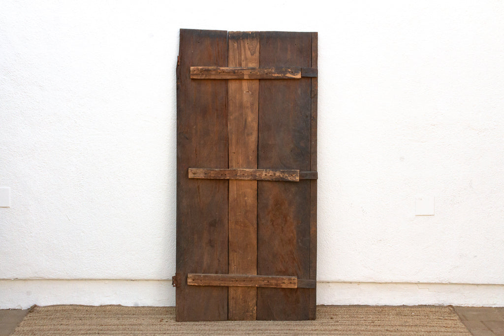 Antique Knot & Lattice Carved Igbo Door