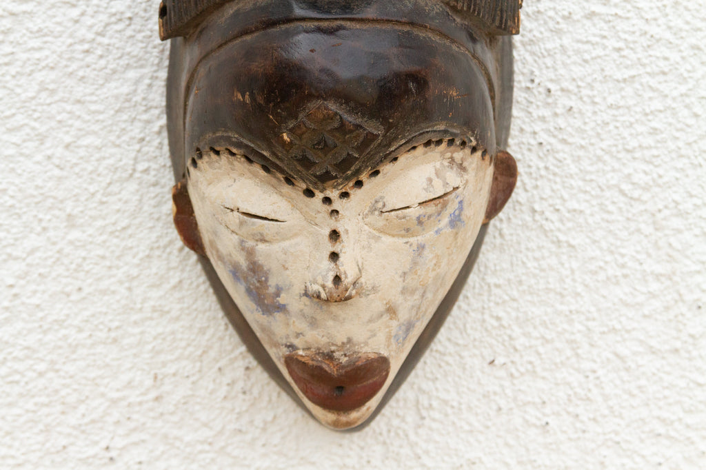 Vintage Guro Mask, A Portrait of Elegance