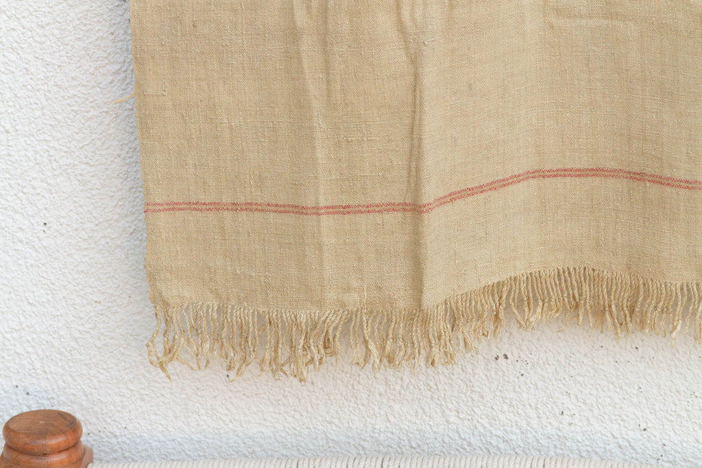 Organic Peace Silk Throw, Oatmeal Stone