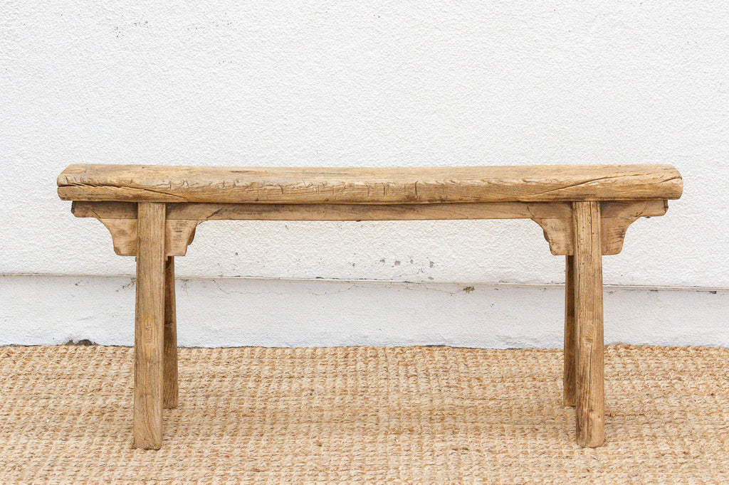 Vintage Asian Farmhouse Slim Bench (Trade)