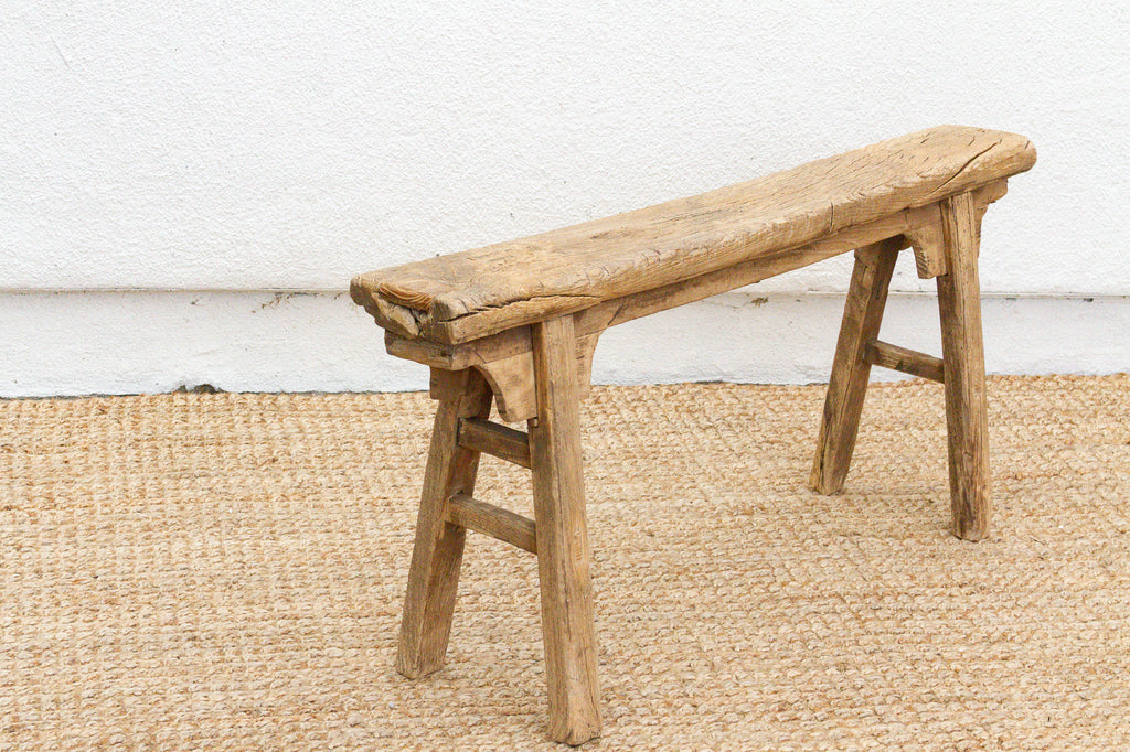 Vintage Asian Farmhouse Slim Bench (Trade)