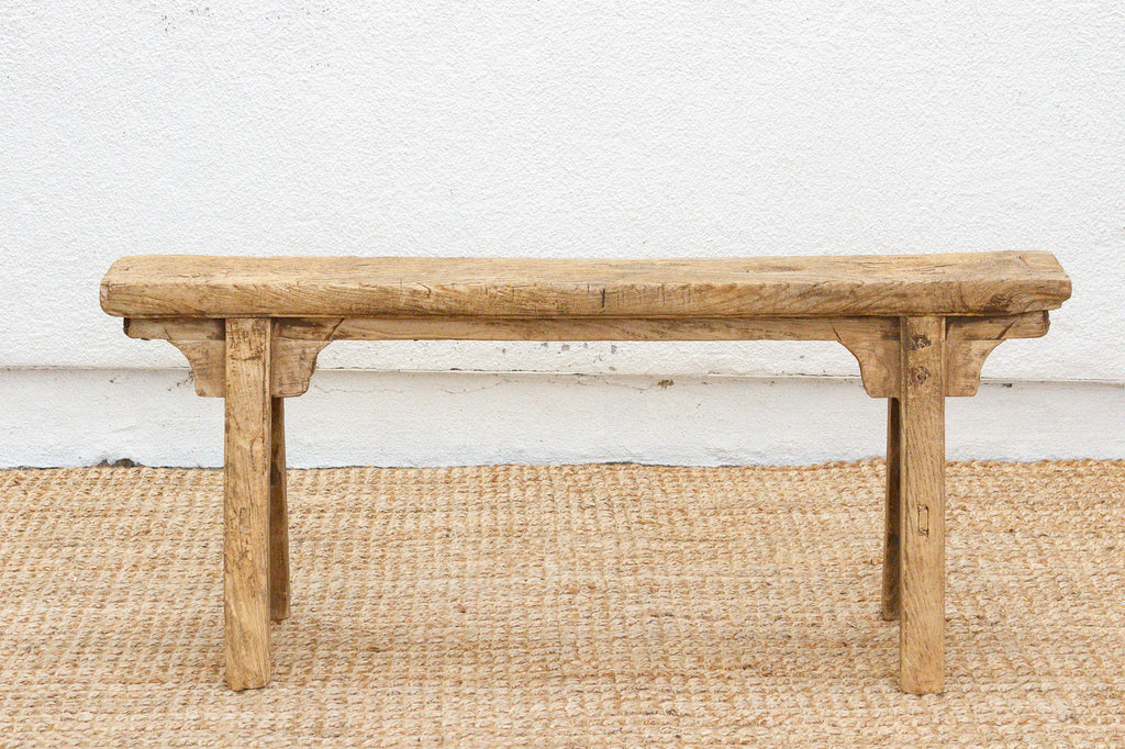 Vintage Asian Farmhouse Slim Bench (Trade)