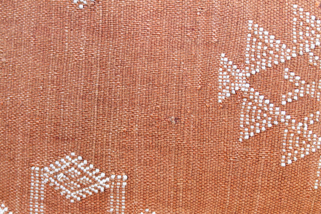 Terracotta Trail Oversized Lumbar Moroccan Pillow