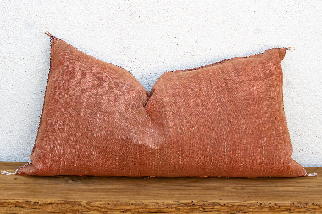 Terracotta Trail Oversized Lumbar Moroccan Pillow
