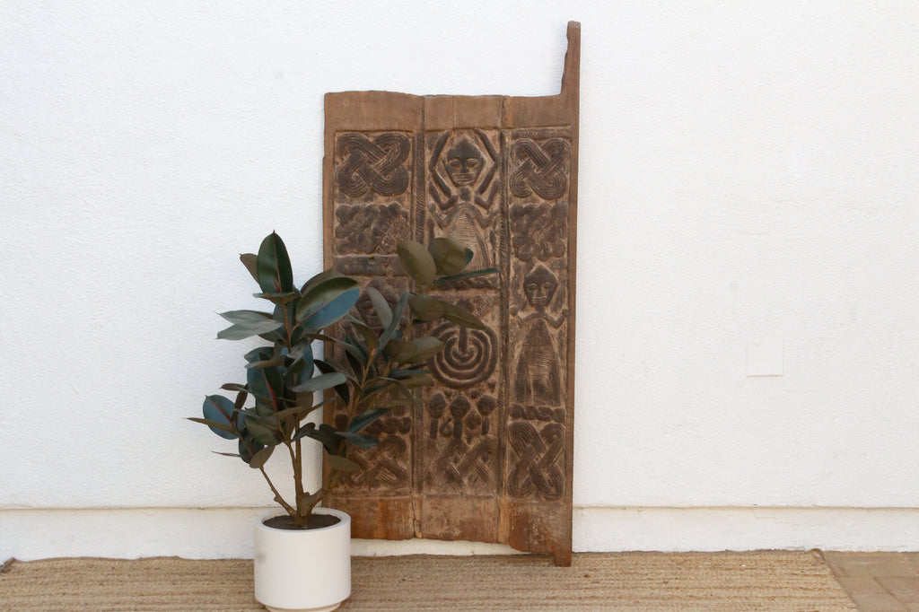Beautifully Carved Igbo Cosmogram Door