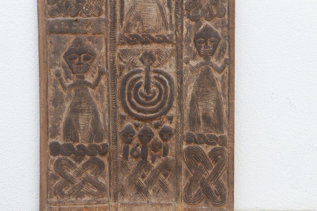 Beautifully Carved Igbo Cosmogram Door