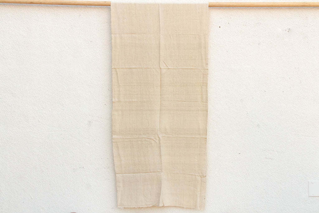 Organic Peace Silk Throw, Raw Undyed Natural