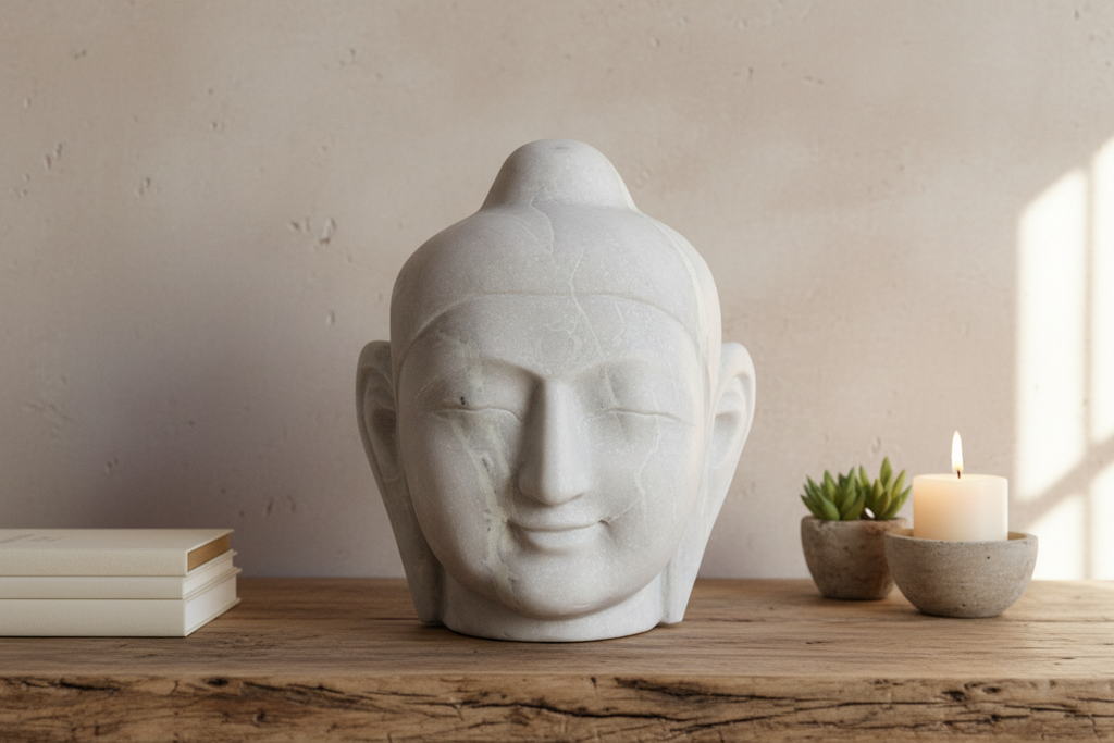 Fine Burmese Marble Buddha