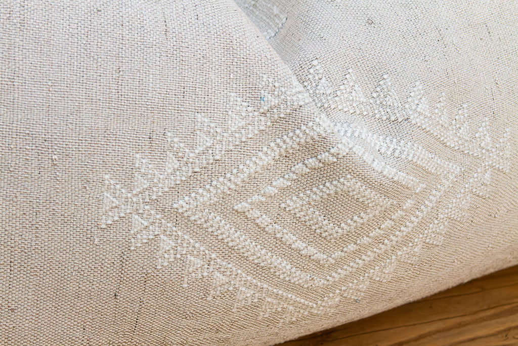 Oasis Linen Oversized Lumbar Moroccan Pillow