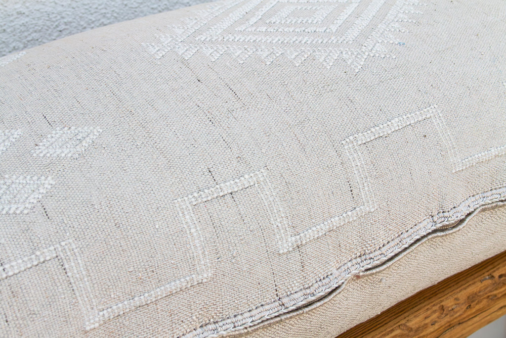 Oasis Linen Oversized Lumbar Moroccan Pillow