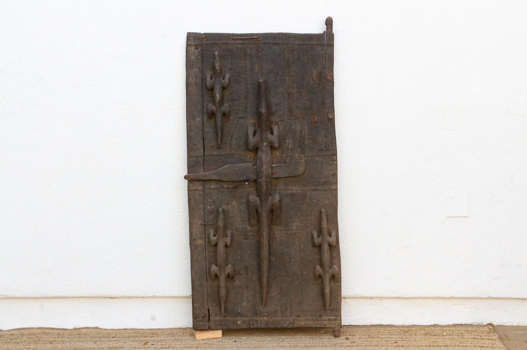 Museum Quality Antique Crocodile Dogon Door