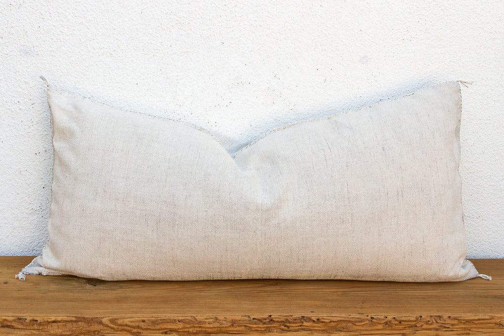 Pale Dune Oversized Lumbar Moroccan Pillow