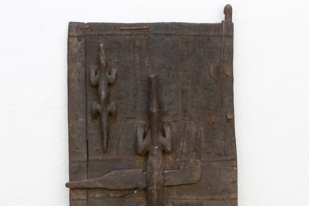 Museum Quality Antique Crocodile Dogon Door