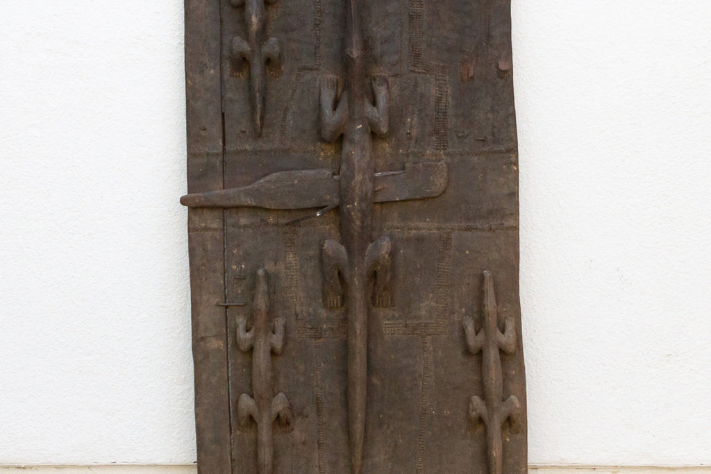 Museum Quality Antique Crocodile Dogon Door