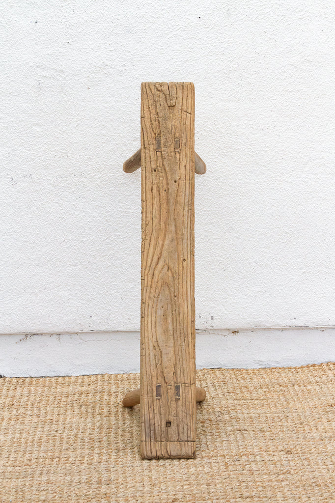 Charming Bohemian Wood Entry Bench