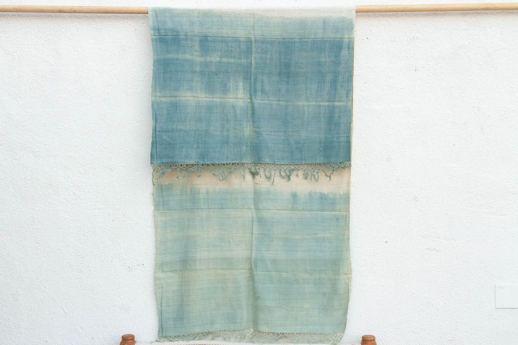 Organic Peace Silk Throw, Assam Blue Water