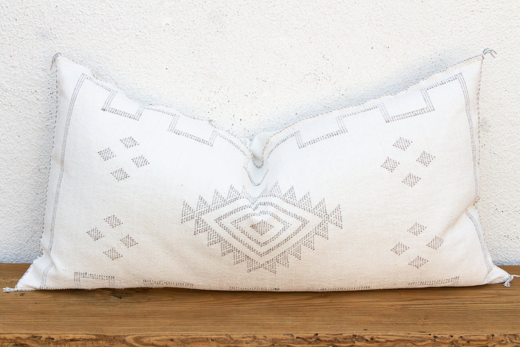 Frost Tail Oversized Lumbar Moroccan Pillow