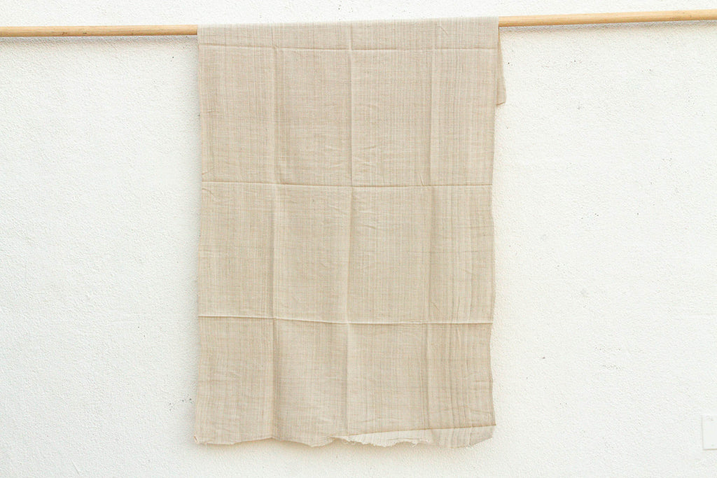 Organic Peace Silk Throw, Wheat Field Stripes
