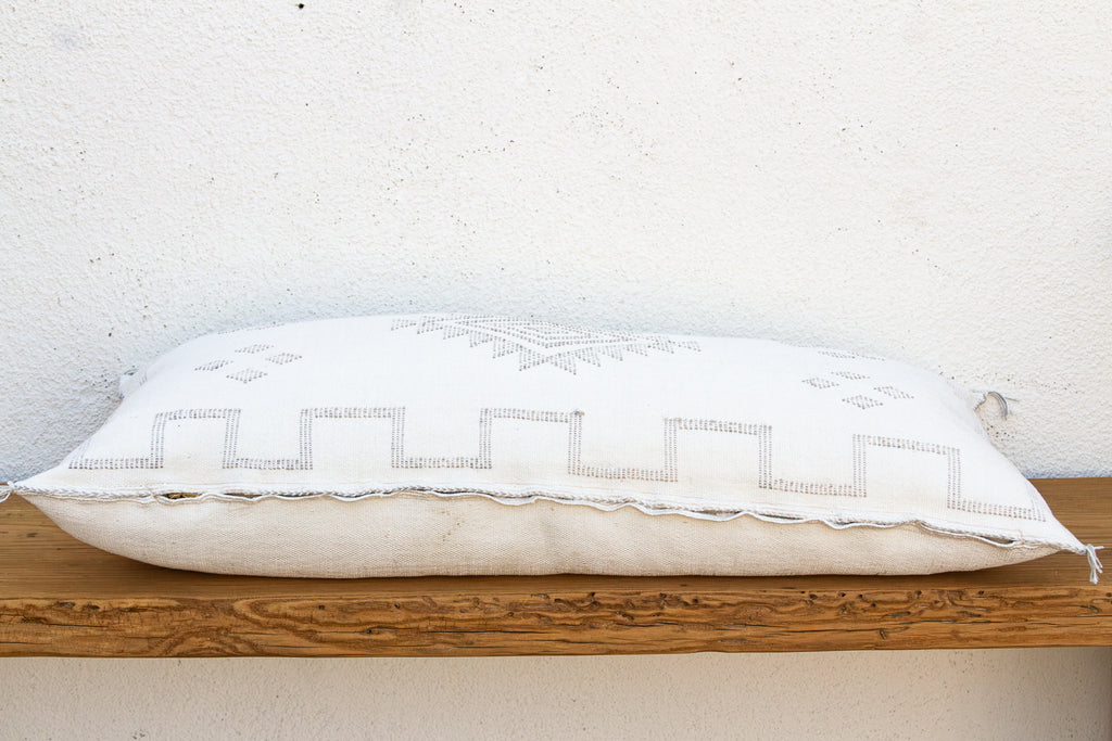 Frost Tail Oversized Lumbar Moroccan Pillow