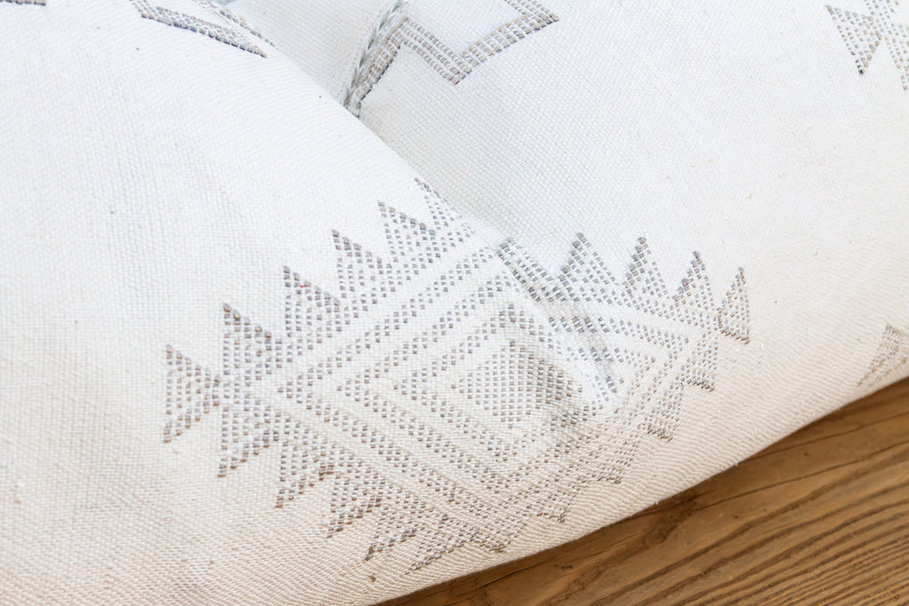 Snowdrift Star Oversized Lumbar Moroccan Pillow (Trade)