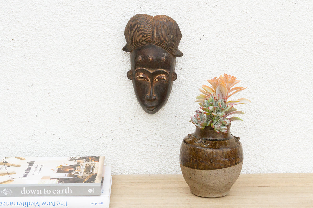 Ceremonial Hairstyle Old African Mask (Trade)– DE-COR | Globally Inspired