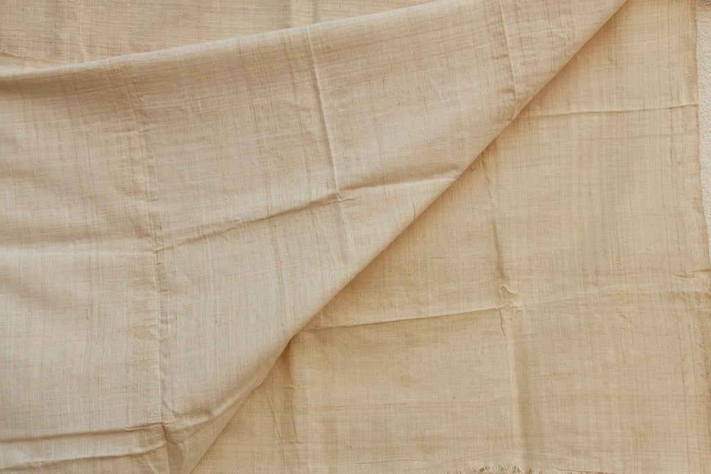 Organic Peace Silk Throw, Pale Birch
