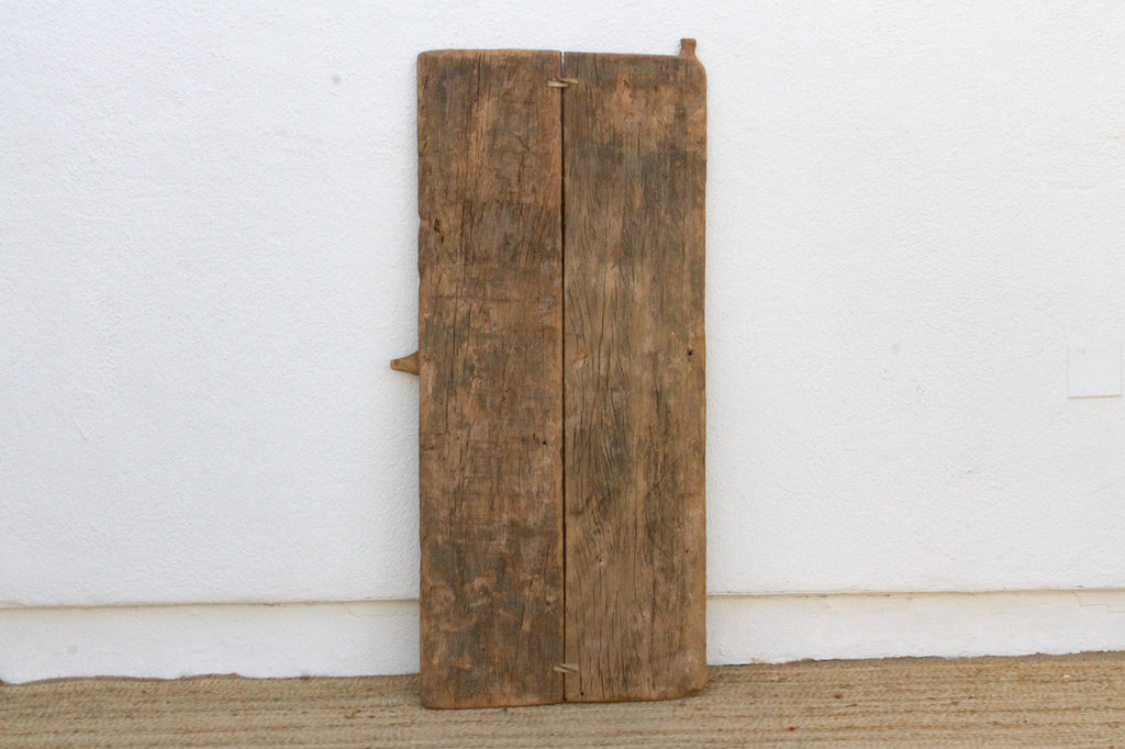 Antique African Senufo Masked Crocodile Shutter
