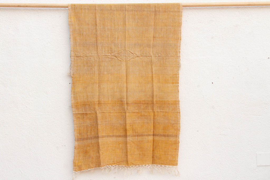 Organic Peace Silk Throw, Yellow Sunshine