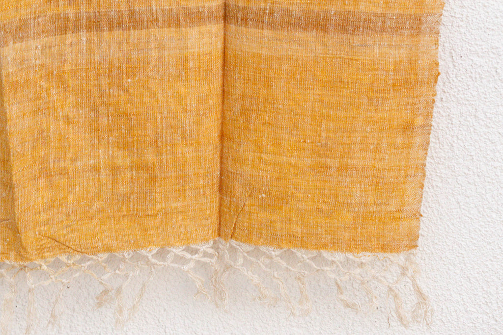 Organic Peace Silk Throw, Yellow Sunshine